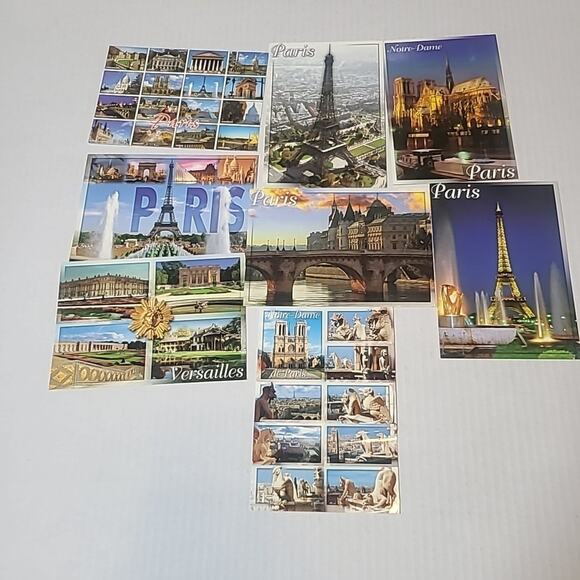 Lot Of 8 Postcards Of Paris Collectible Never posted, Beautiful Art - Picture 2 of 10